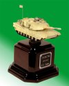 U.S Army M1A1 tank on Rosewood base U.S Army M1A1 tank on Rosewood base