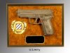 Wall gun plaque