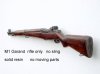 U.S. M1 Garand rifle solid resin