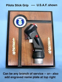 Stick Grip Plaque U.S.A.F. B-8 Stick