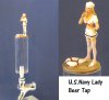 U.S.Navy lady as beer tap