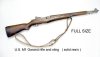 U.S. M1 Garand rifle solid resin --with sling