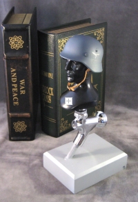 WW2 German helmet as Beer Tap