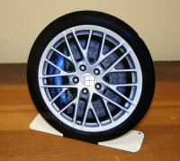 ZR 1 tire & rim free standing sign