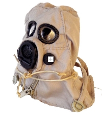U.S. Army NBC helmet and cover with mask