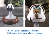 U.S. Army " Tweety Bird " helicopter helmet