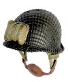 U.S. Army 101st Airborne helmet with 1st aid kit D-Day