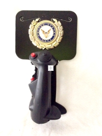 Stick grip door knocker