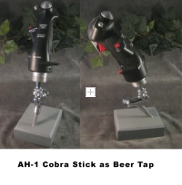 AH-1 Cobra helicopter stickgrip as Beer Tap