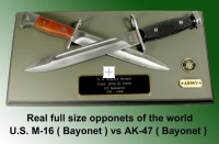 U.S. Army Bayonet wall plaque