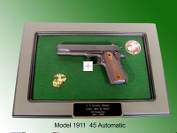 Model 1911 45 automatic plaque