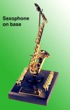 miniature sax as paper weight