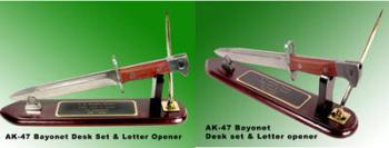 AK-47 Bayonet Desk Set / letter opener / Award