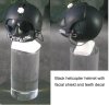 Black U.S.Army helicopter helmet
