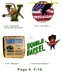 F-16 Nose Art for mini helmets-12