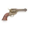 Fast Draw single action Western pistol / gold engraving