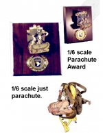 Parachutes 1/6th miniature