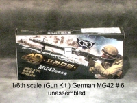 1/6 German MG42 Machine gun plastic kit