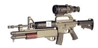 M16A2 w/shot gun and PVS-4 Night scope