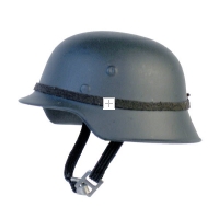 helmet gray/green with single band