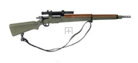 WW1 Springfield rifle with short scope