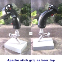 Apache AH-64D Stick grip as beer tap