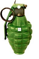 Grenade as loose item (inert )