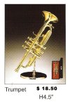 Miniature Musical Instruments - Trumpet