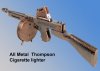 Thompson SMG cigarette lighter presentation