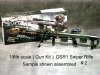 1/6 DSR1 sniper rifle --plastic kit