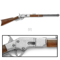 Western Winchester rifle silver metal