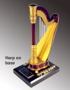 miniature Harp as a paper weight