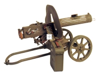 Russian Maxim Machine Gun on cart