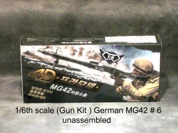 1/6 German MG42 Machine gun plastic kit
