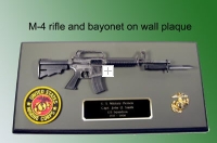 M-4 Rifle wall plaque