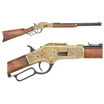 M1873 Lever action brass engraved finish