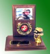 Miniature helmet plaque