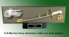 U.S.Marine Corp miniature Sword plaque