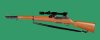 U.S. M1 Garand rifle with scope ( no) flash suppressor