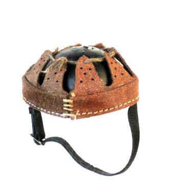 Helmet liner Brown leather