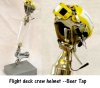 Carrier Flight deck crew helmet as Beer Tap ( Yellow)