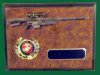 Barrett sniper rifle plaque