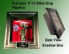 Shadow box of F-14 stick grip full size