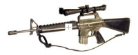 M16A1 With mil spec scope