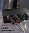 3 styles of stick grips available as letter openers