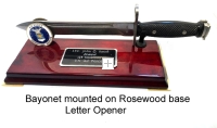 M-16 bayonet as letter opener