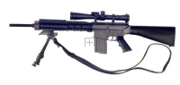 U.S. AR-10 Stoner w/scope and tri pod (sniper version)