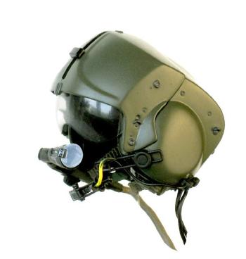 U.S. Army Apache helicopter pilot helmet