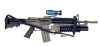 U.S. M-4 w/M203 and flash light top mounted