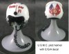 U.S.M.C. pilot helmet with decals